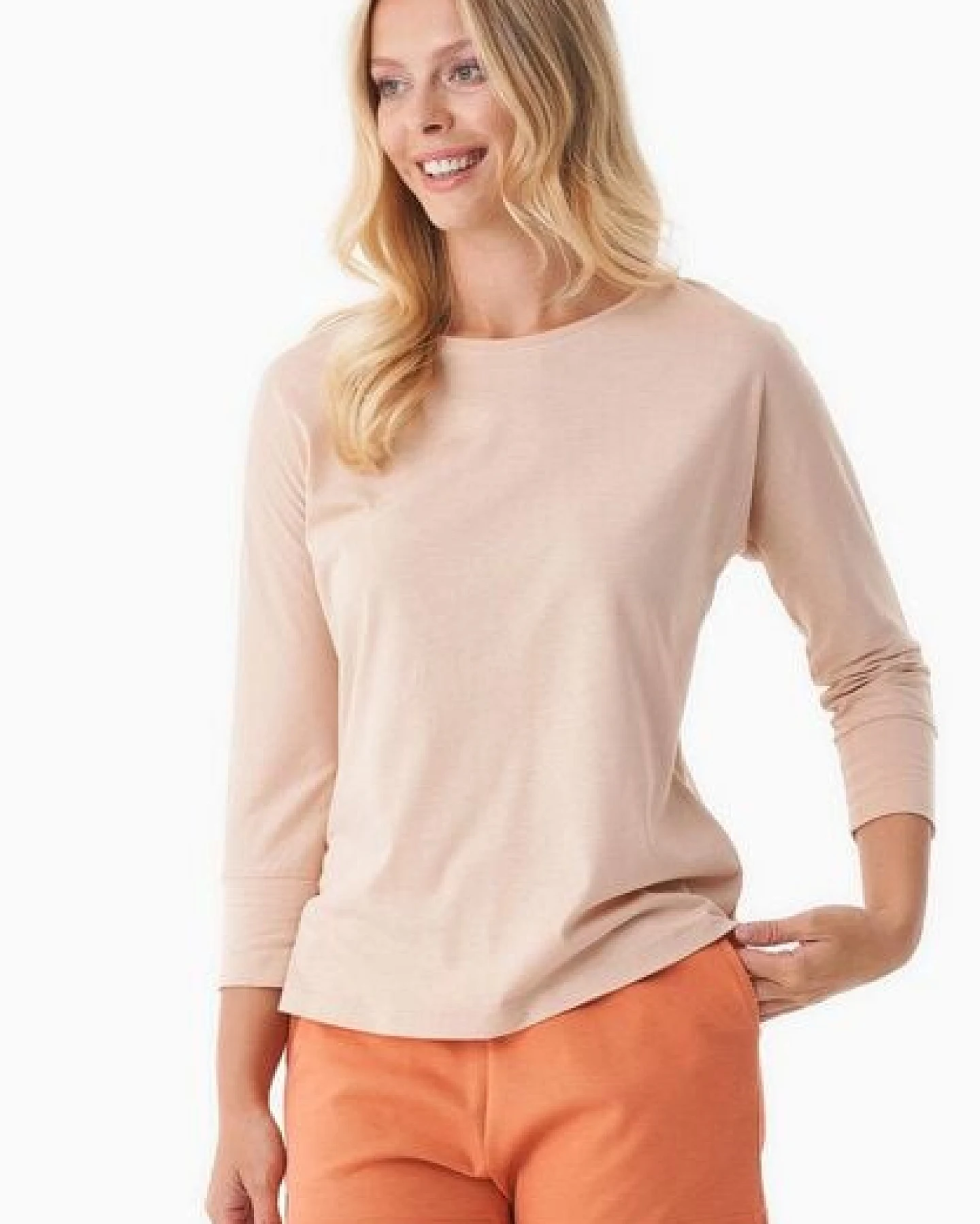 ORGANICATION 3/4-Arm-Shirt aus TENCEL Modal und Bio-Baumwolle – Ansicht 4