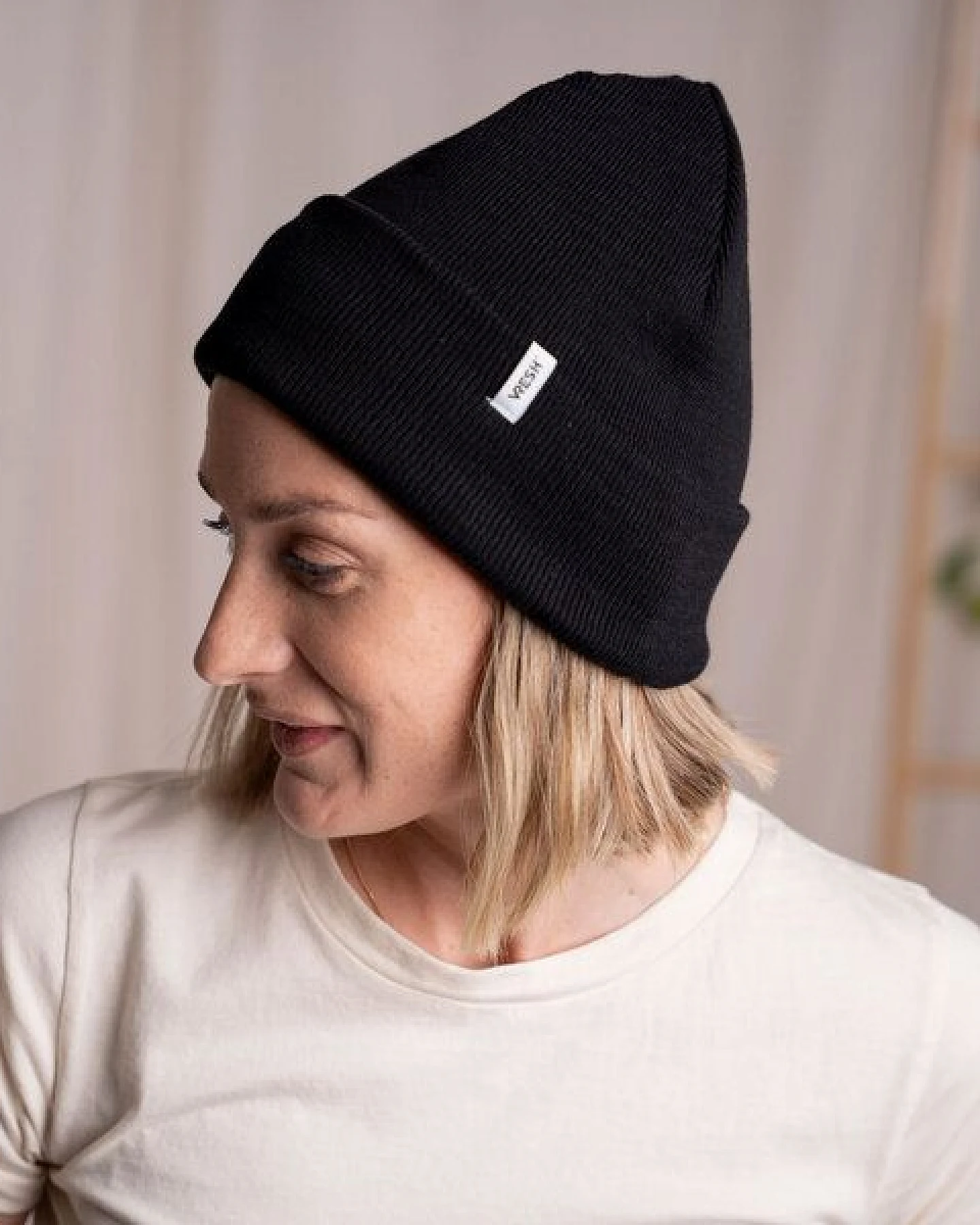 Vresh Clothing Veo - Classy Beanie aus Biobaumwolle – Ansicht 2
