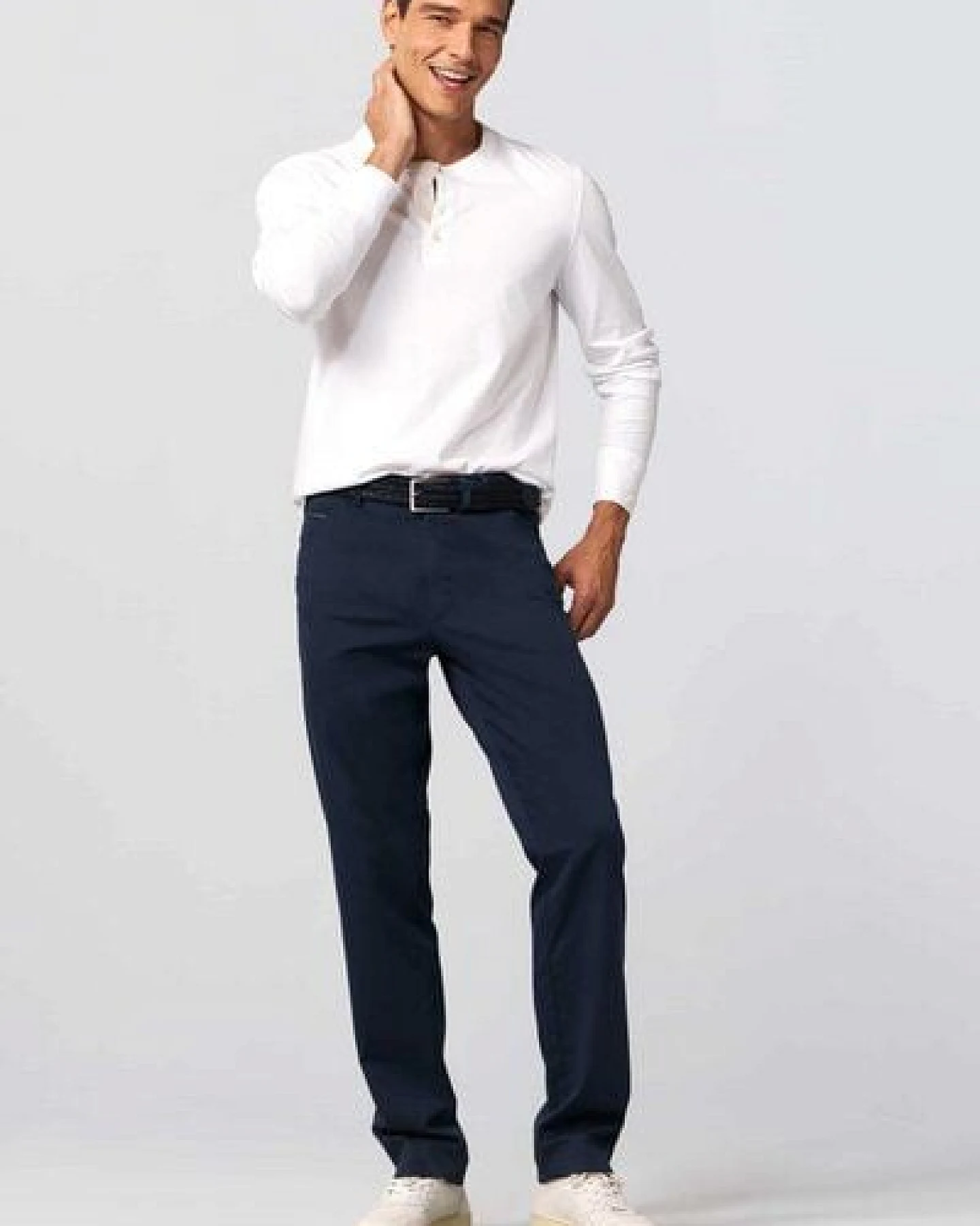 MEYER Mikrostruktur Baumwoll Chino – Ansicht 4