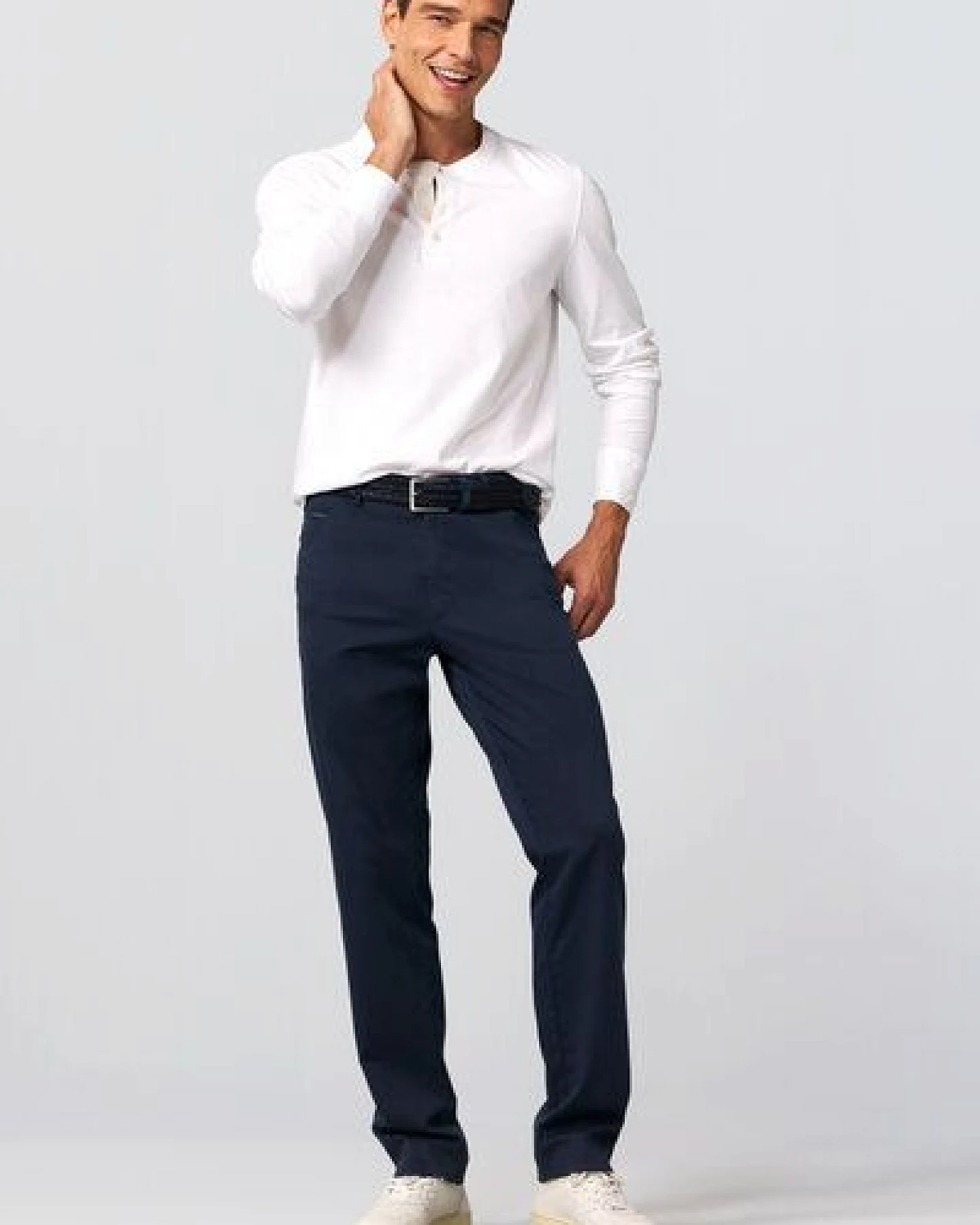 MEYER Mikrostruktur Baumwoll Chino – Ansicht 4