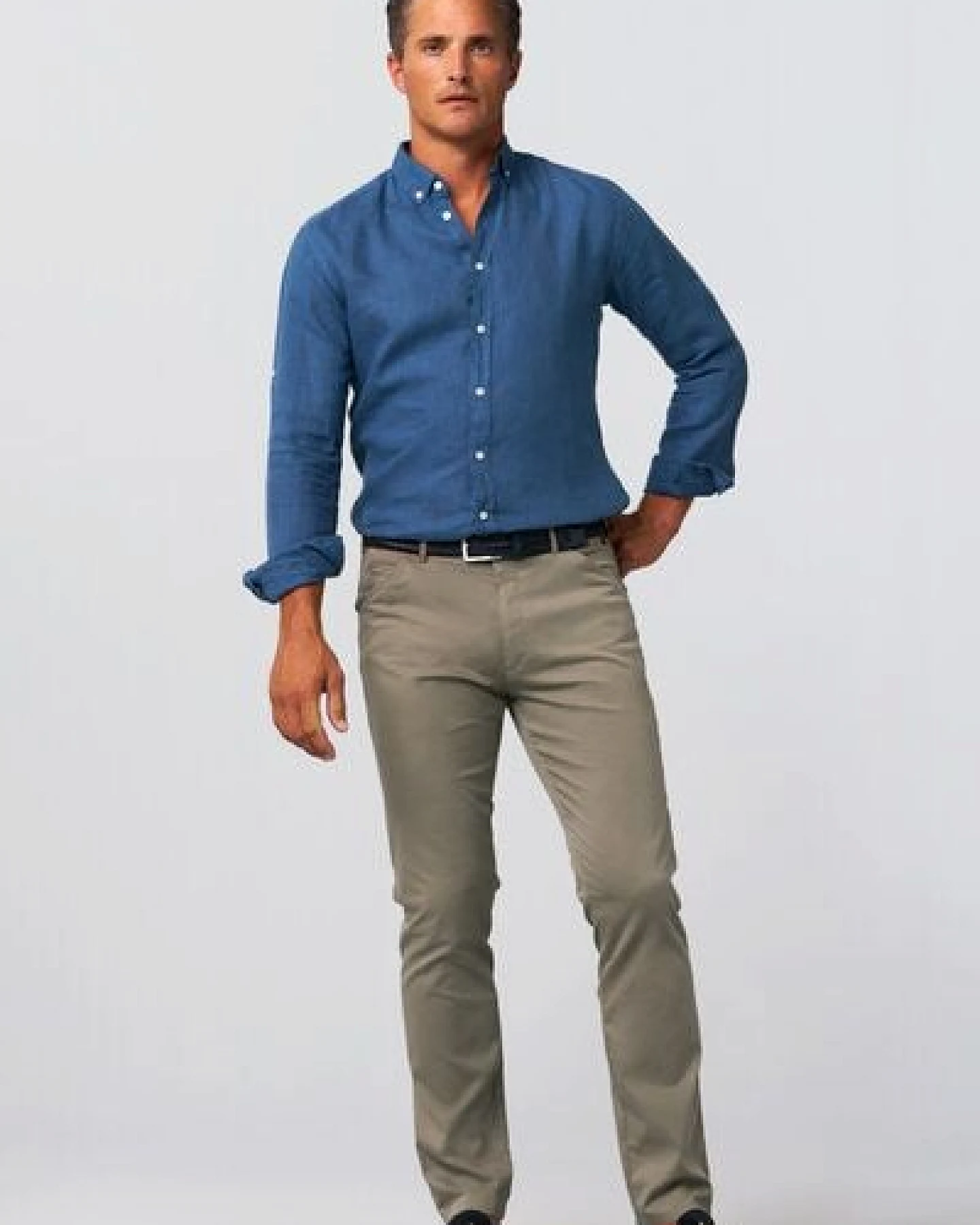 MEYER Mikrostruktur Baumwoll Chino – Ansicht 4