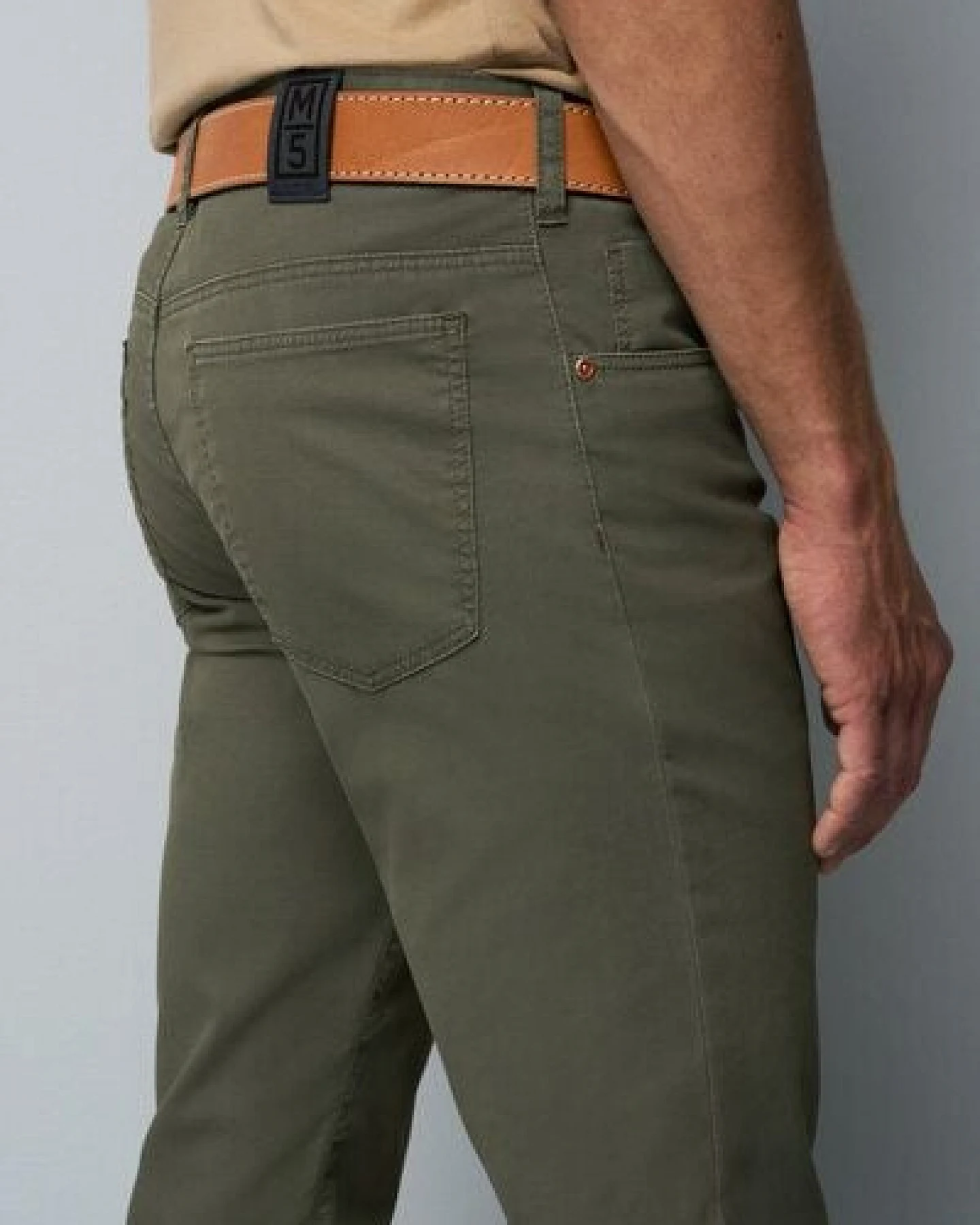 M 5 BY MEYER Summer Structure baumwoll Five Pocket – Ansicht 4