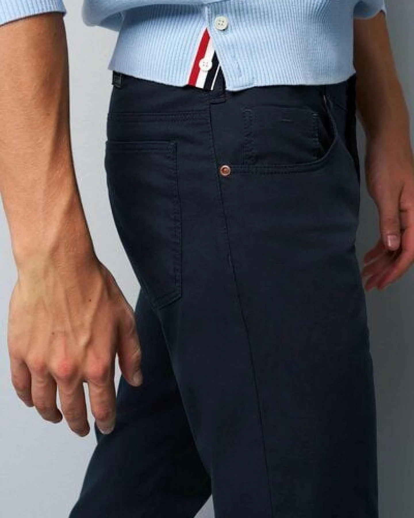 M 5 BY MEYER Summer Structure baumwoll Five Pocket – Ansicht 4