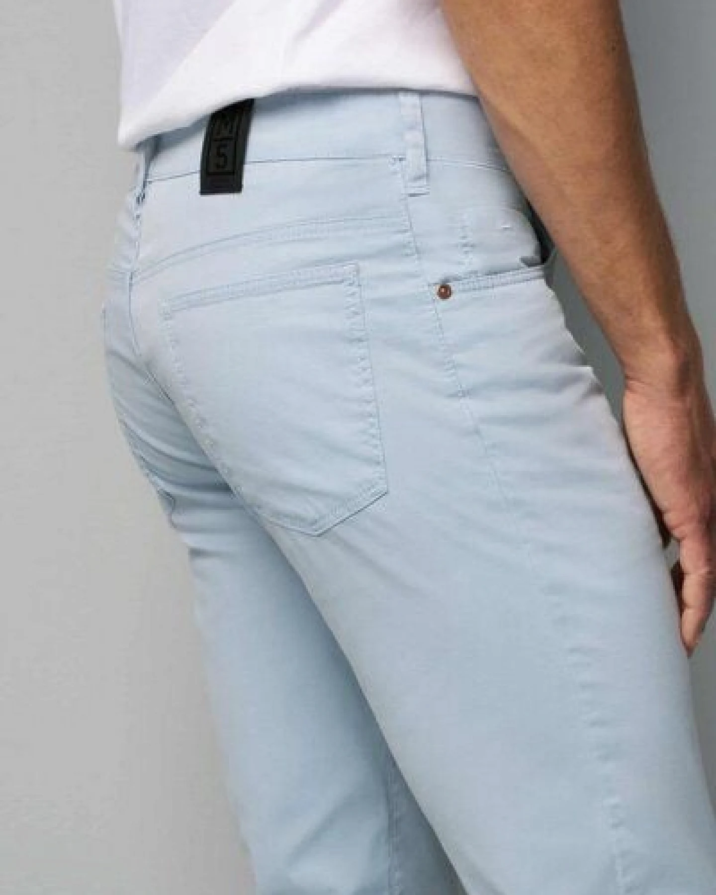 M 5 BY MEYER Summer Structure baumwoll Five Pocket – Ansicht 4