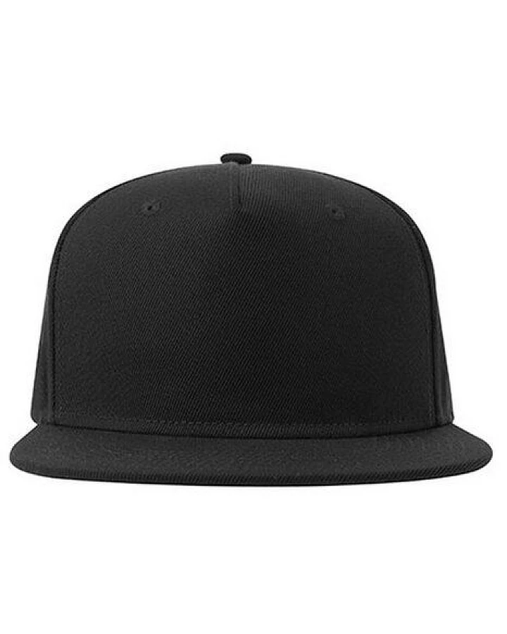 Atlantis Headwear Atlantis recycelte Flat-Cap mit Kunststoffverschluss