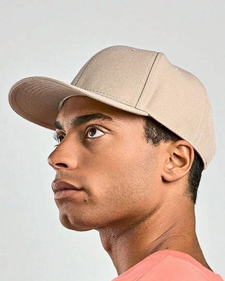 Atlantis Headwear Atlantis Cap mit leicht gebogenem Schirm Basecap Kappe Cappy