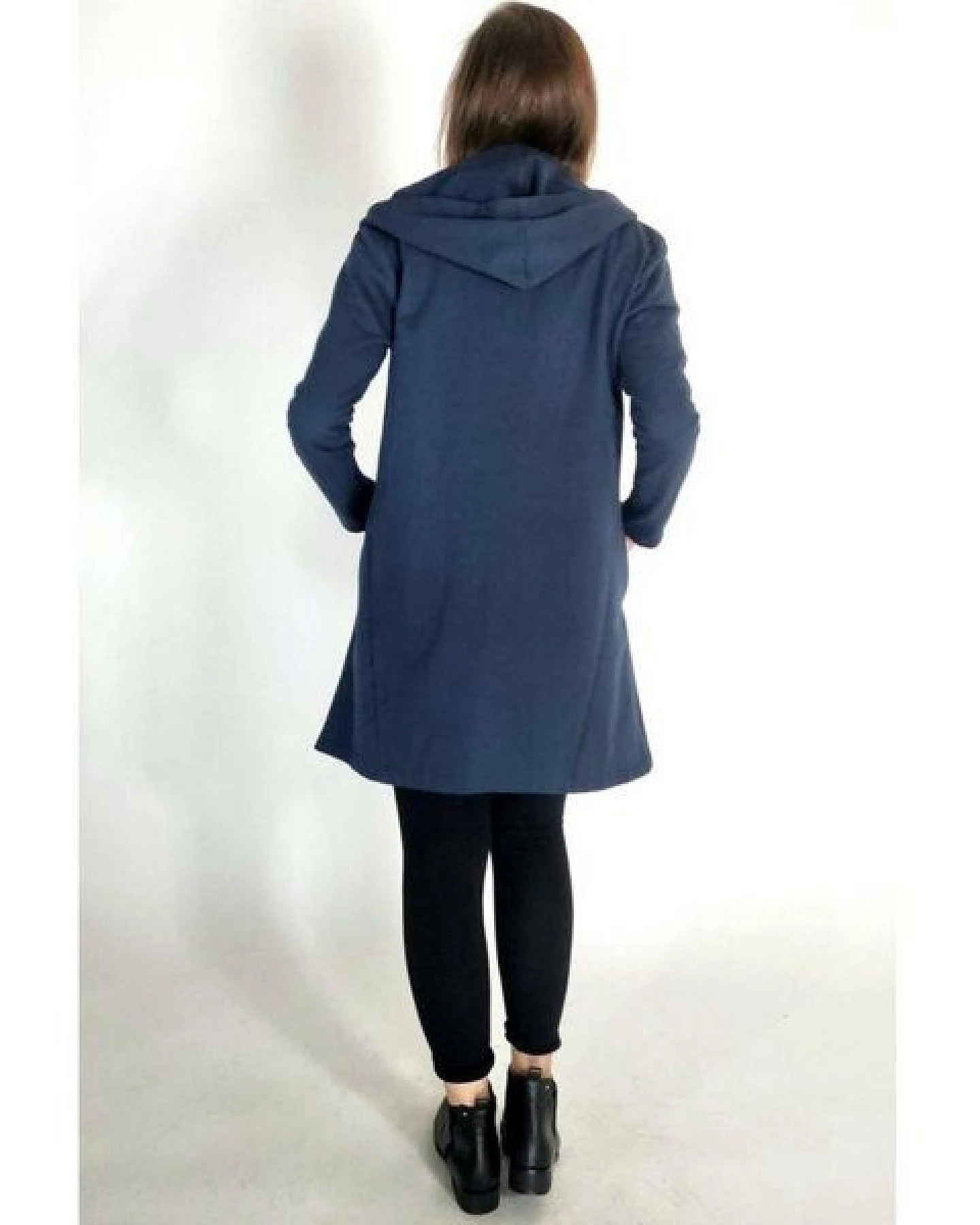 LUMEN organic Kapuzenmantel SWEAT – Ansicht 3