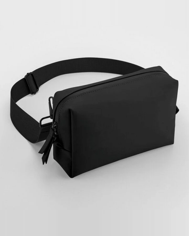 BagBase Cross Body Umhängetasche Handtasche Schultertasche Recycling Material mit matter PU - Beschichtung