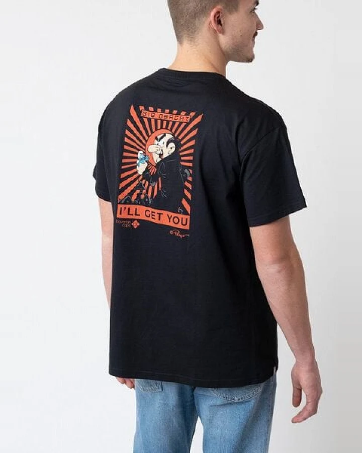 Bavarian Caps Herren T-Shirt Gargamel - Schwarz