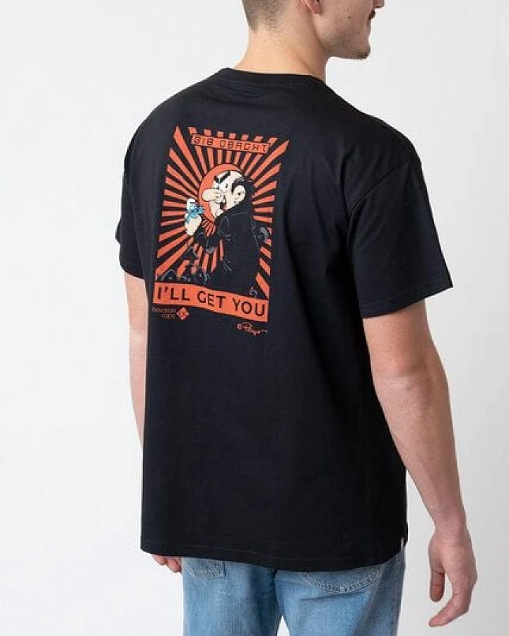 Bavarian Caps Herren T-Shirt Gargamel - Schwarz