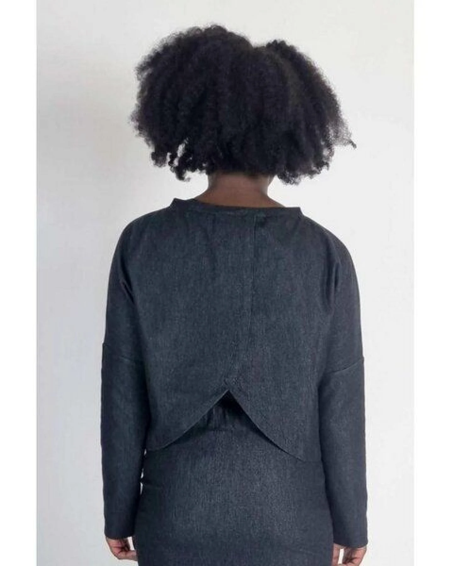 LUMEN organic Pullover CROPPED – Ansicht 3