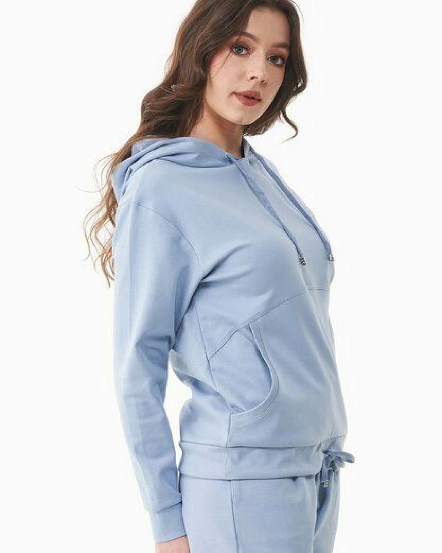 ORGANICATION Leichte Hoodie aus Bio-Baumwolle – Ansicht 3