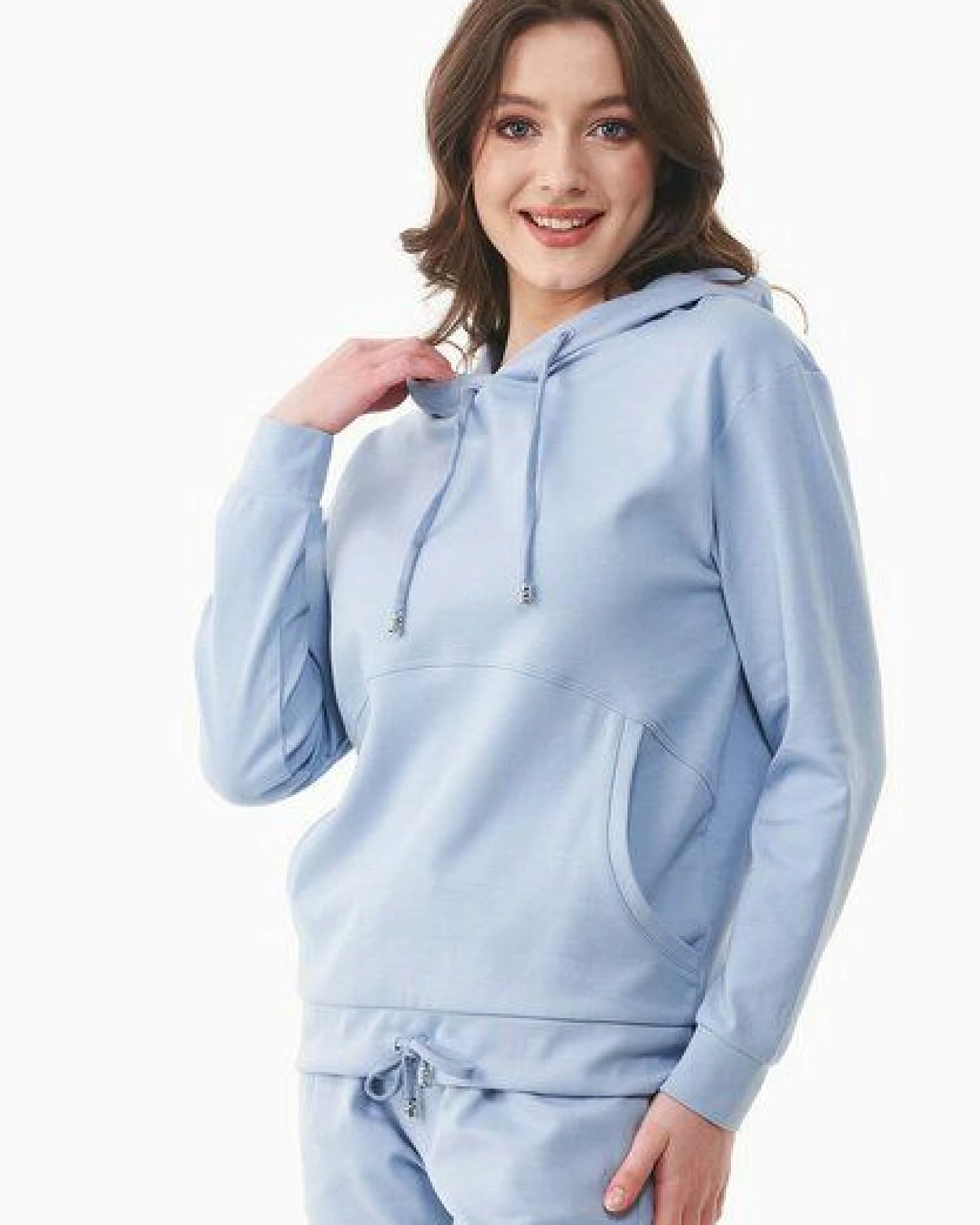 ORGANICATION Leichte Hoodie aus Bio-Baumwolle – Ansicht 4