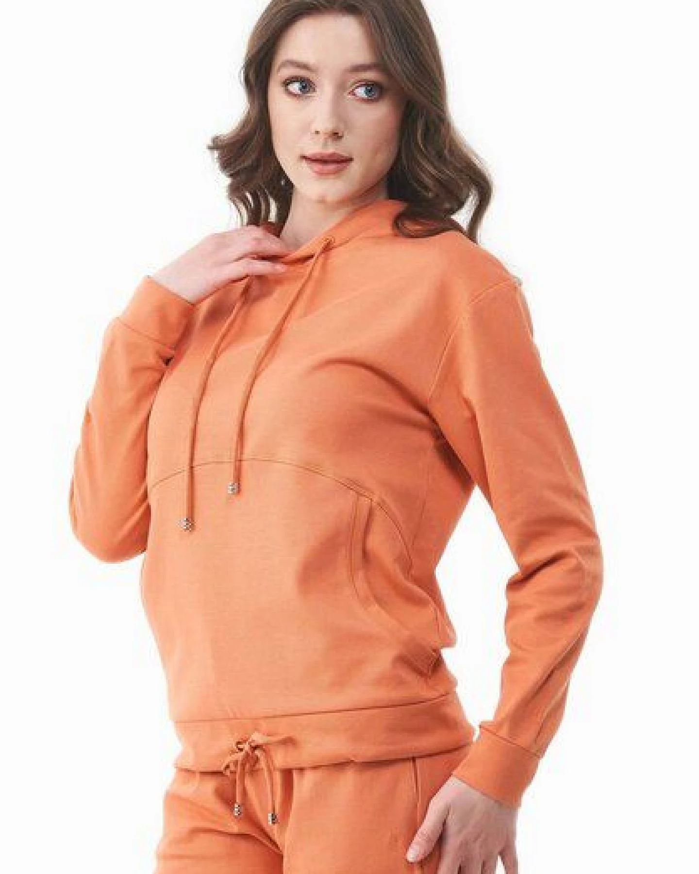 ORGANICATION Leichte Hoodie aus Bio-Baumwolle – Ansicht 4