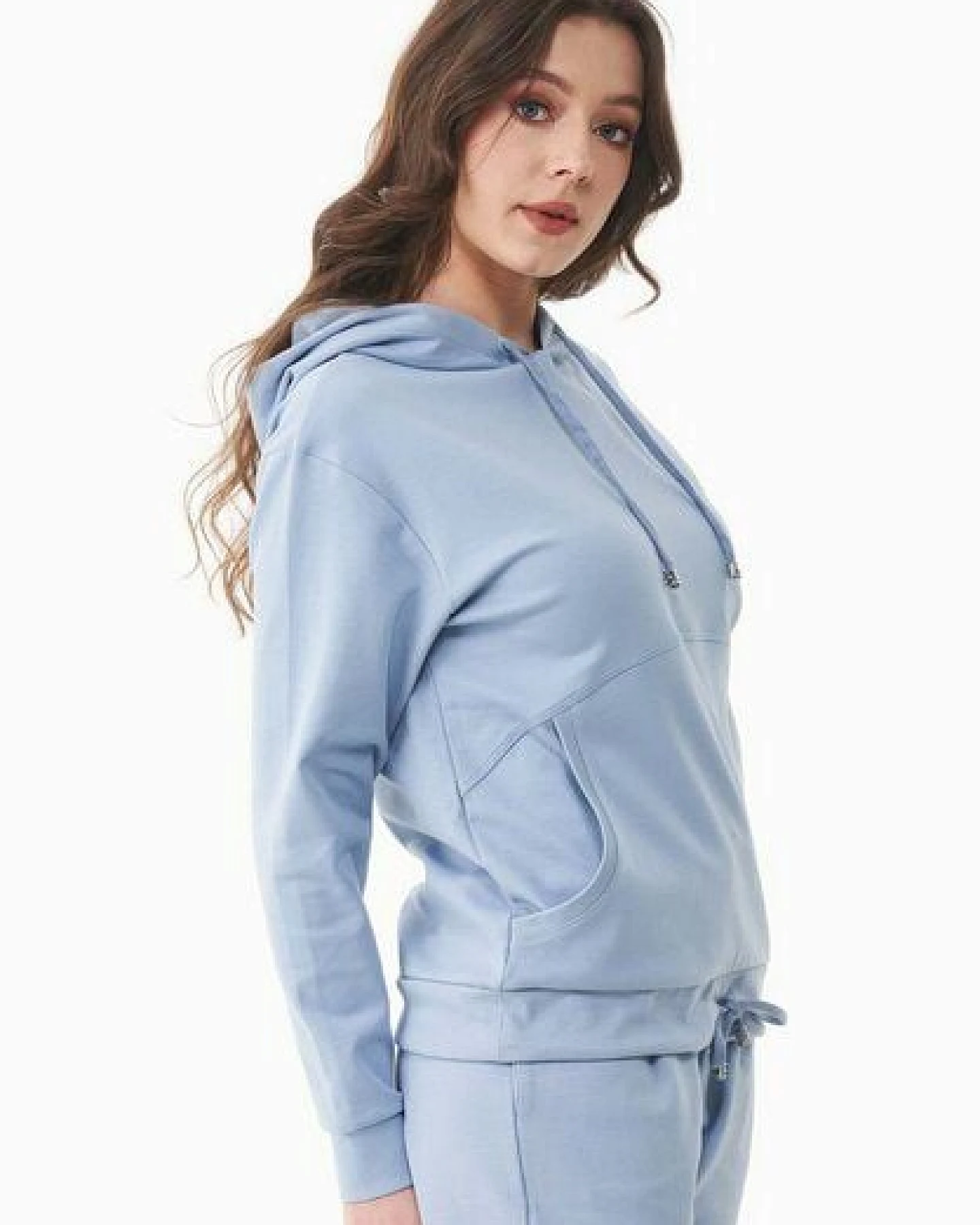 ORGANICATION Leichte Hoodie aus Bio-Baumwolle – Ansicht 3