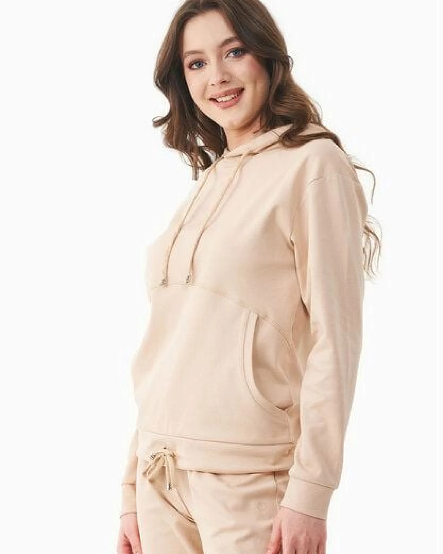 ORGANICATION Leichte Hoodie aus Bio-Baumwolle – Ansicht 4