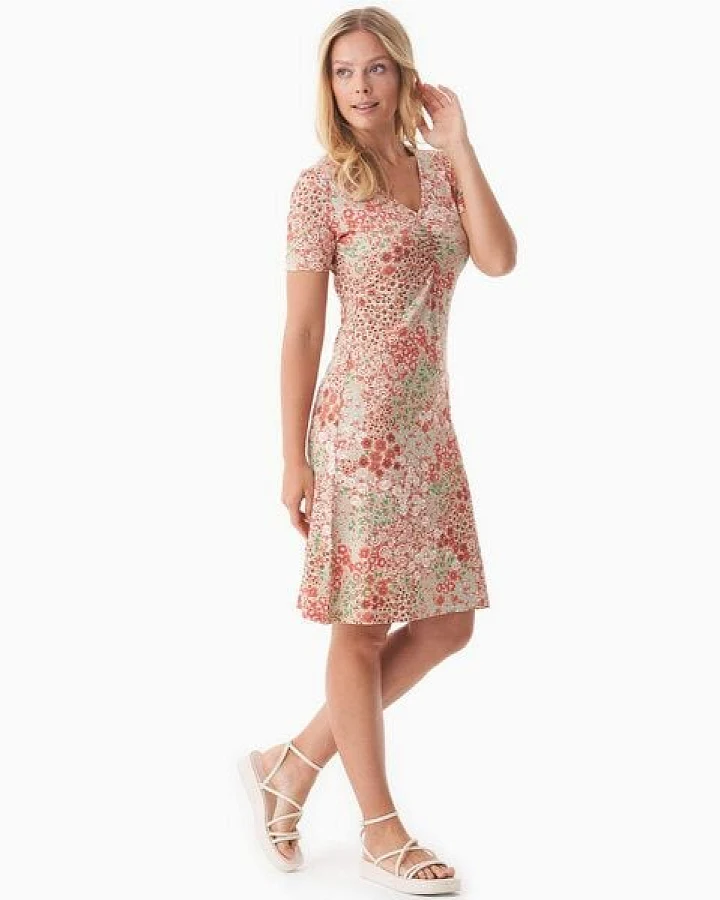 ORGANICATION Jerseykleid aus LENZING ECOVERO mit Blumenmuster
