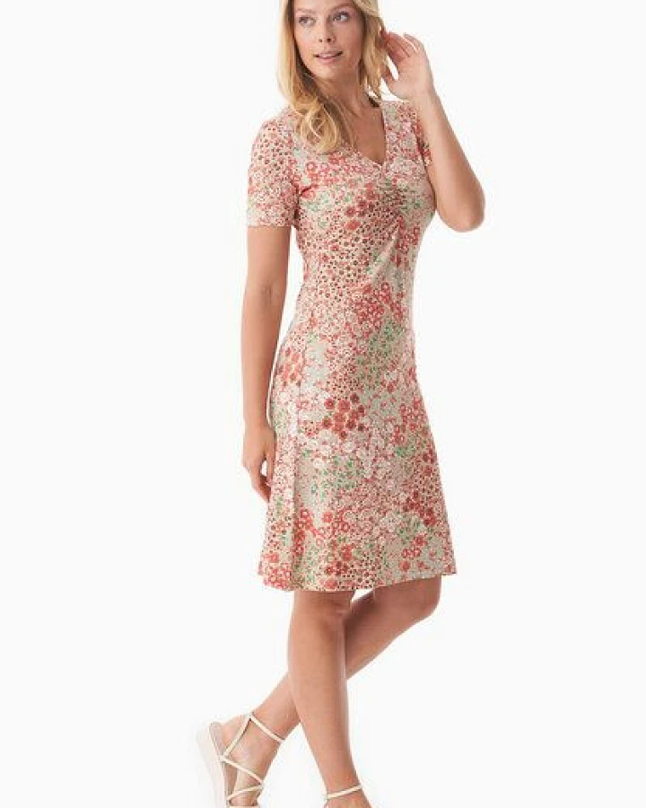 ORGANICATION Jerseykleid aus LENZING ECOVERO mit Blumenmuster