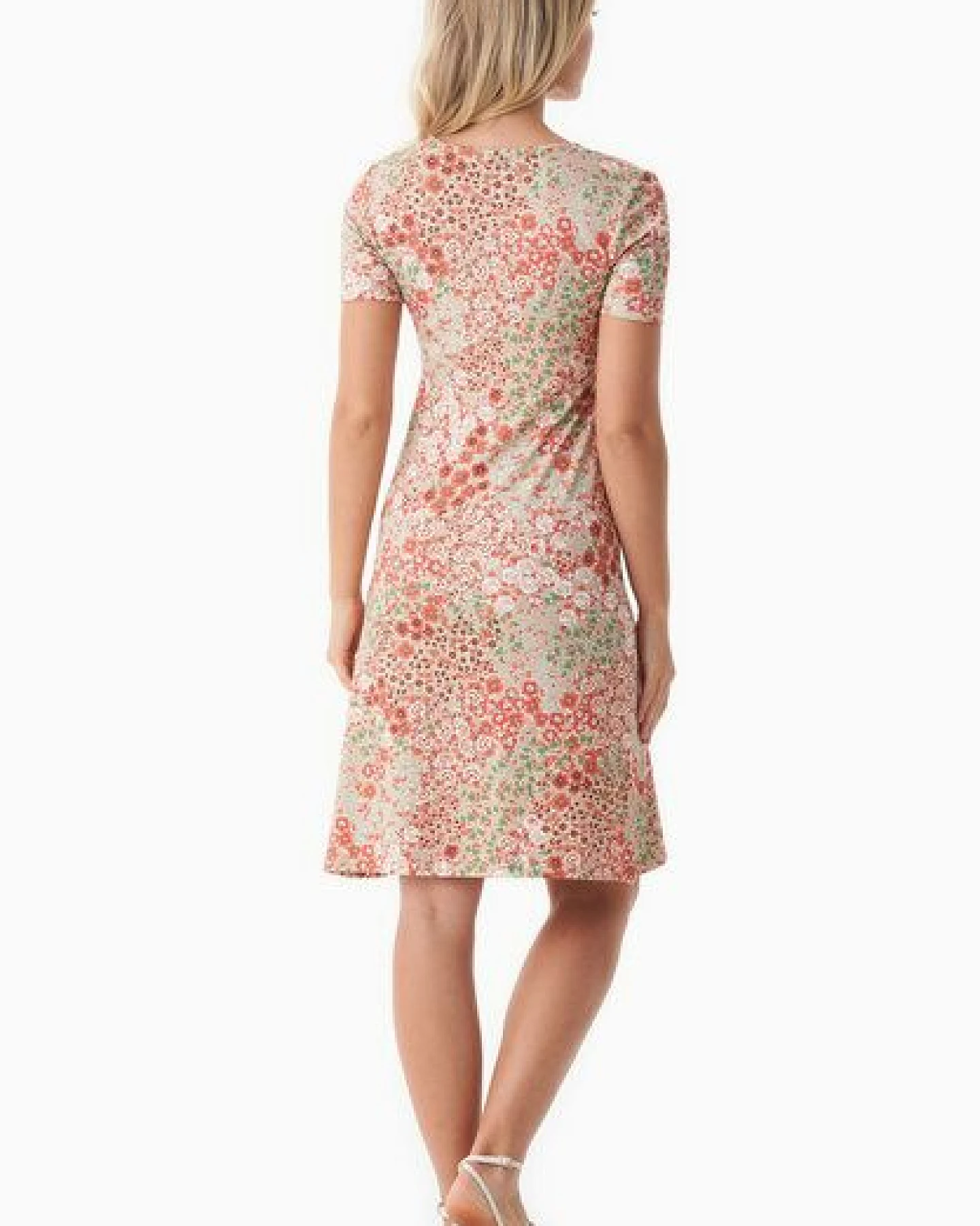 ORGANICATION Jerseykleid aus LENZING ECOVERO mit Blumenmuster – Ansicht 4