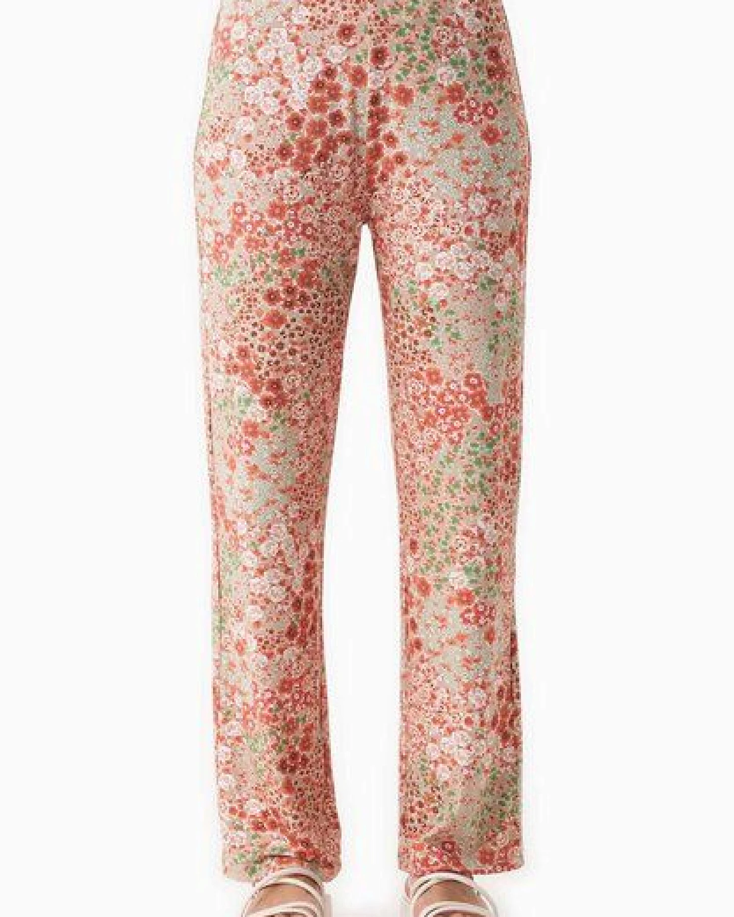 ORGANICATION Jerseyhose aus LENZING ECOVERO mit Blumenmuster – Ansicht 2