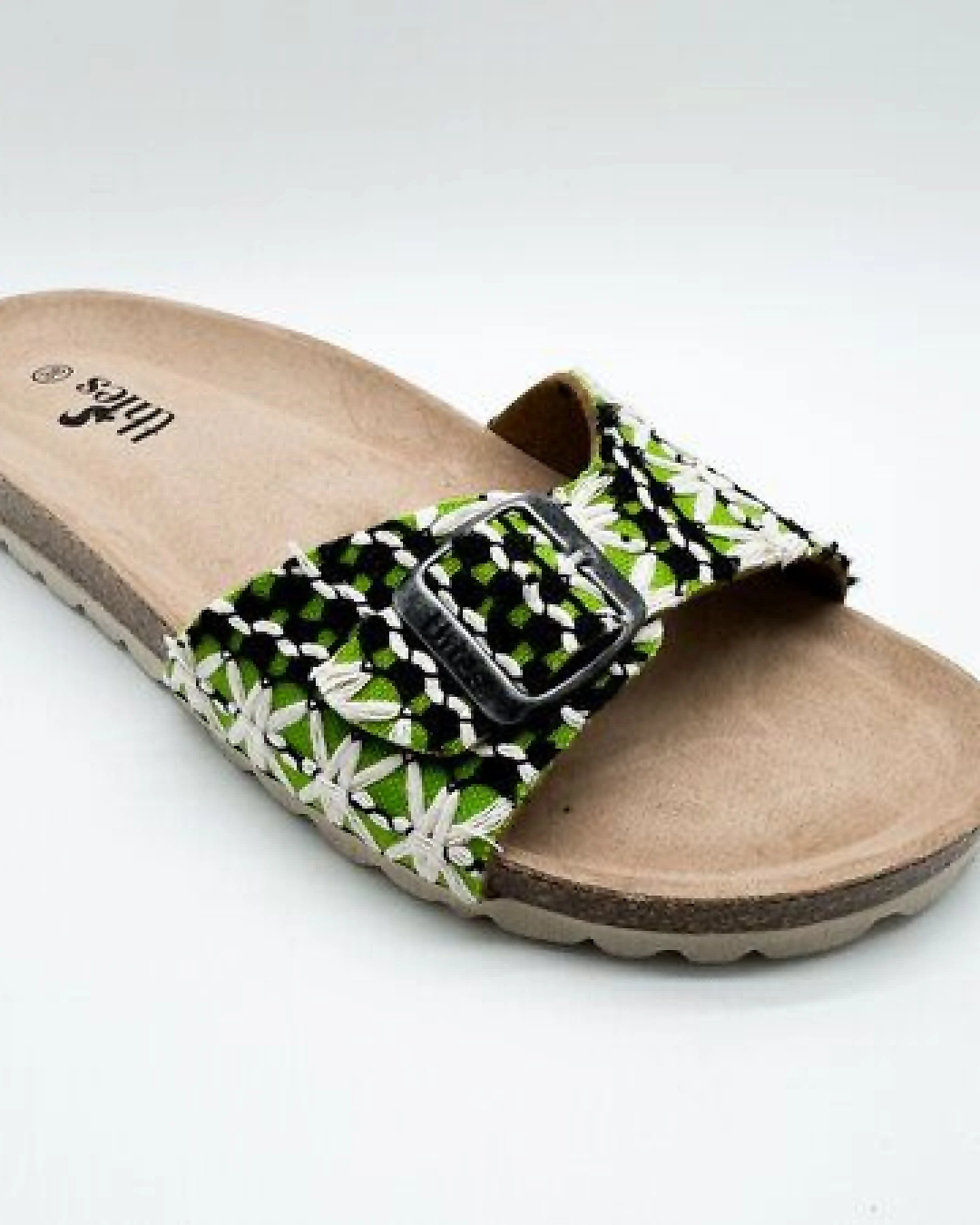Vegane "thies ® Eco Boho Strap" Sandale aus recycelten Materialien – Ansicht 2