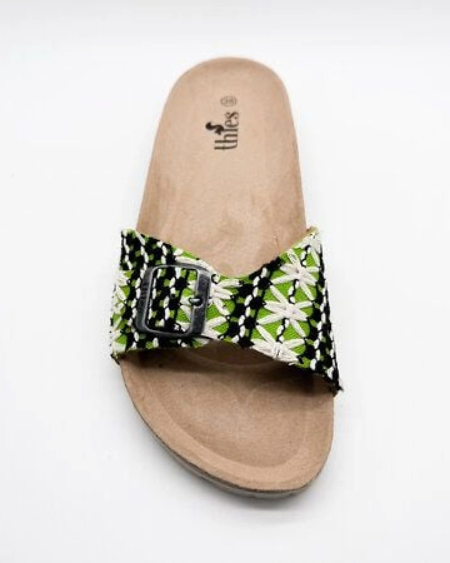 Vegane "thies ® Eco Boho Strap" Sandale aus recycelten Materialien – Ansicht 3