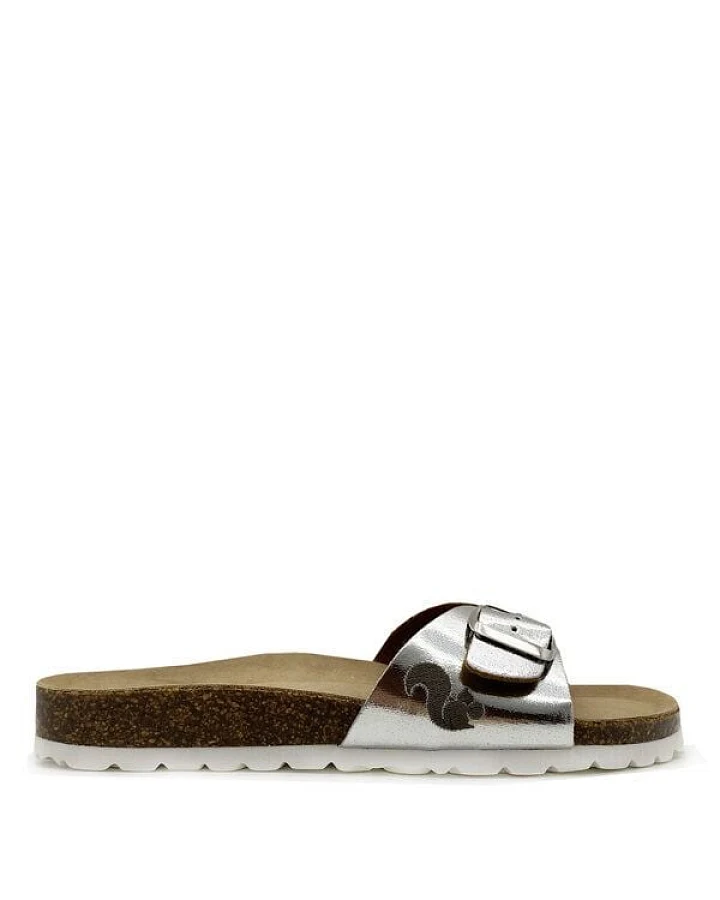 Vegane "thies ® Rec Shine Strap" Sandale aus recycelten post-consumer PET Flaschen