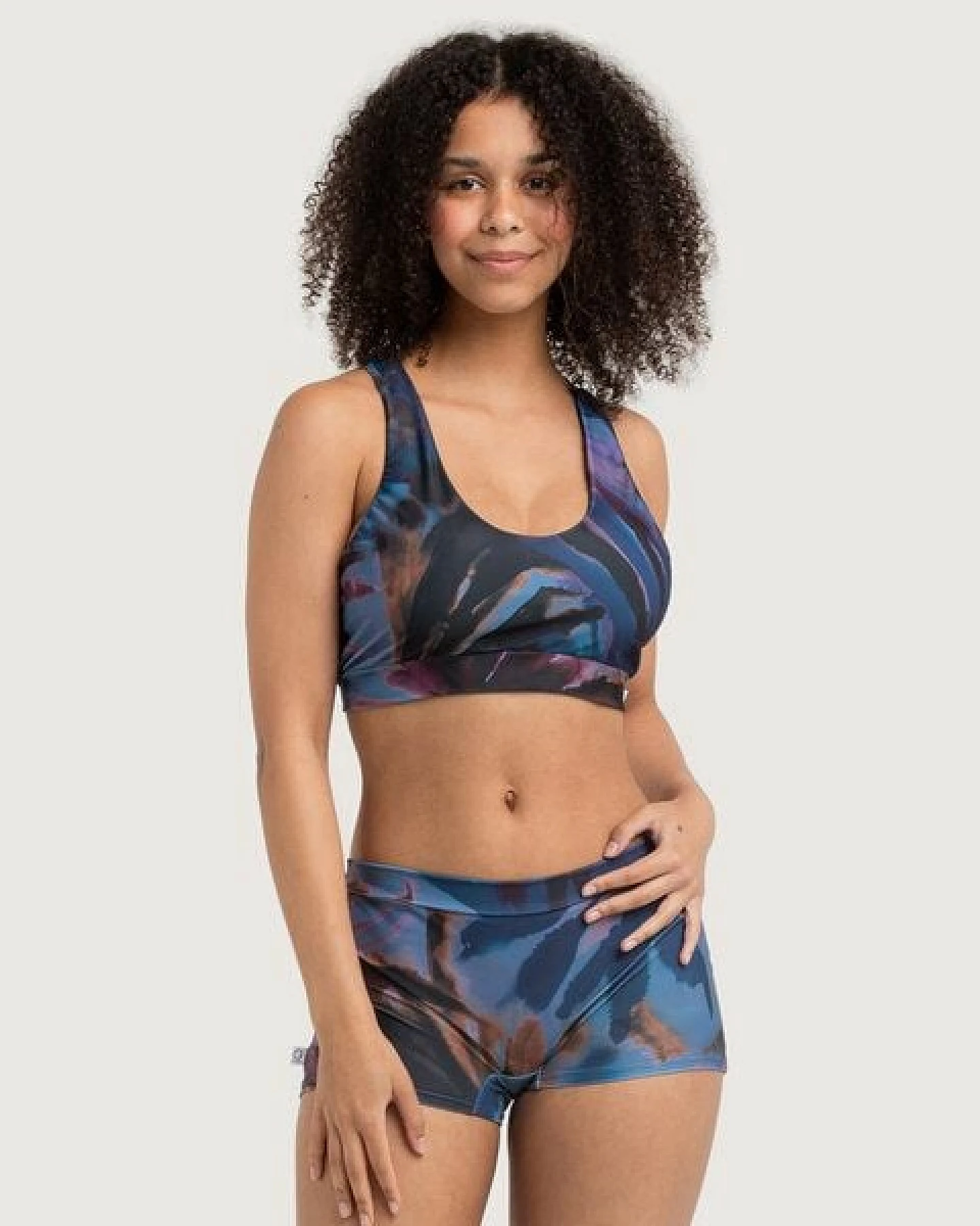 Frija Omina Recycling Bikinitop Ijoris Muster – Ansicht 2