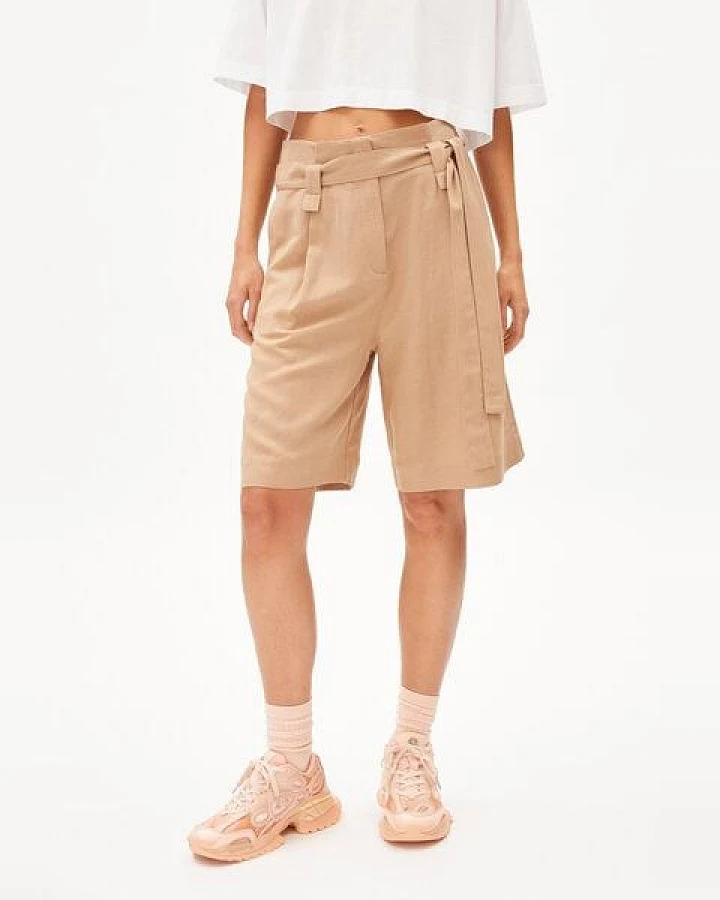 ARMEDANGELS MIRENAA LINO - Damen Shorts aus Leinen-Mix