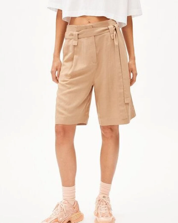 ARMEDANGELS MIRENAA LINO - Damen Shorts aus Leinen-Mix