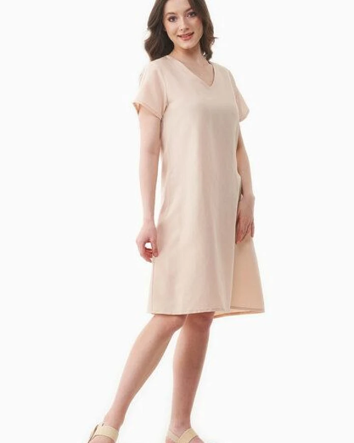 Produktseite: ORGANICATION Kleid aus TENCEL Lyocell und Leinen