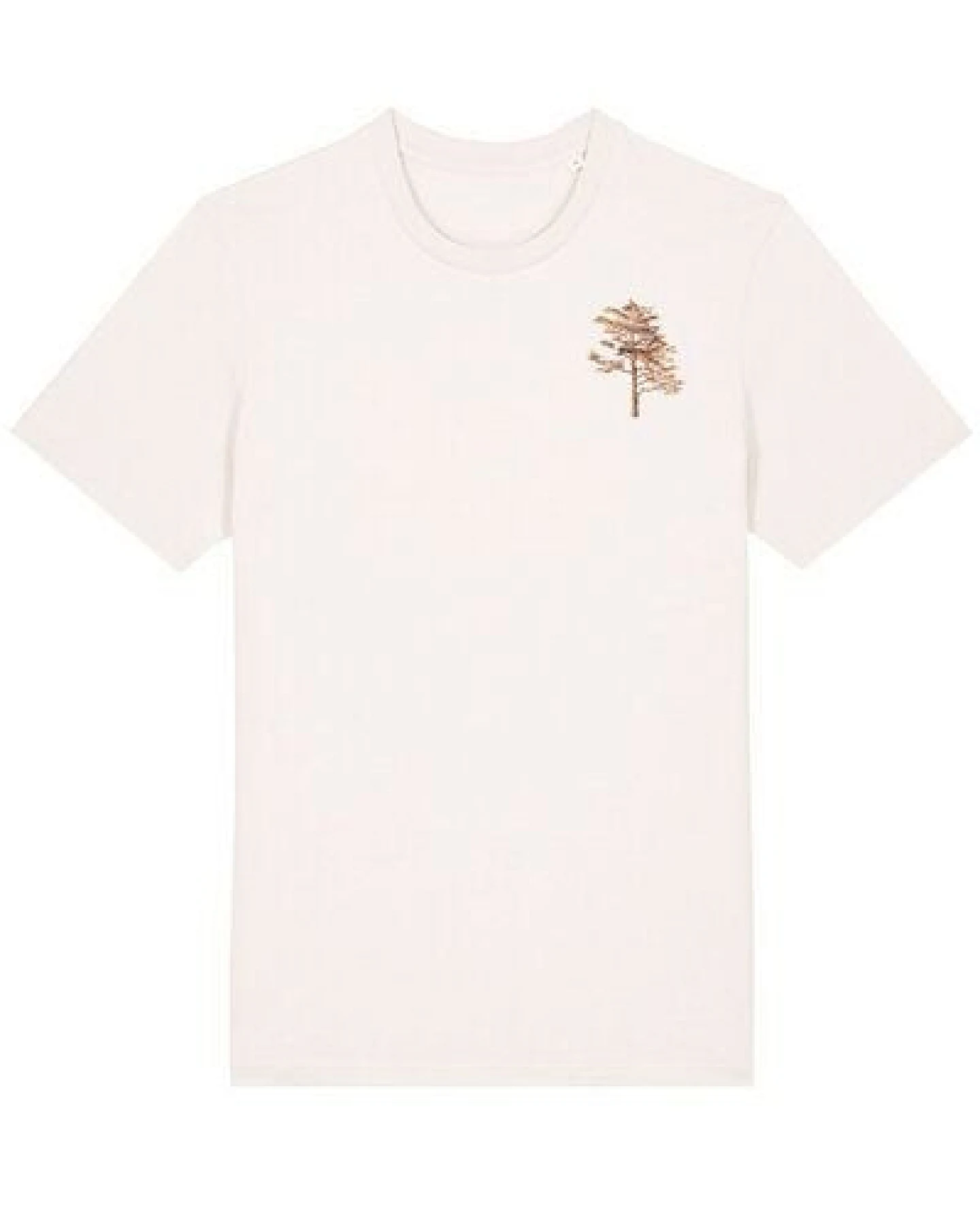 Kultgut Biofair- Artdesign Klassik Shirt / Little Tree in Woodoptik – Ansicht 4