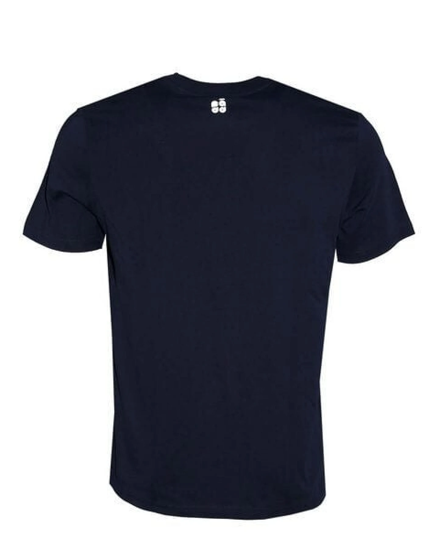 FÄDD Herren T-Shirt Rundhals aus Bio-Baumwolle "Vollpfosten" Navy Blau – Ansicht 3