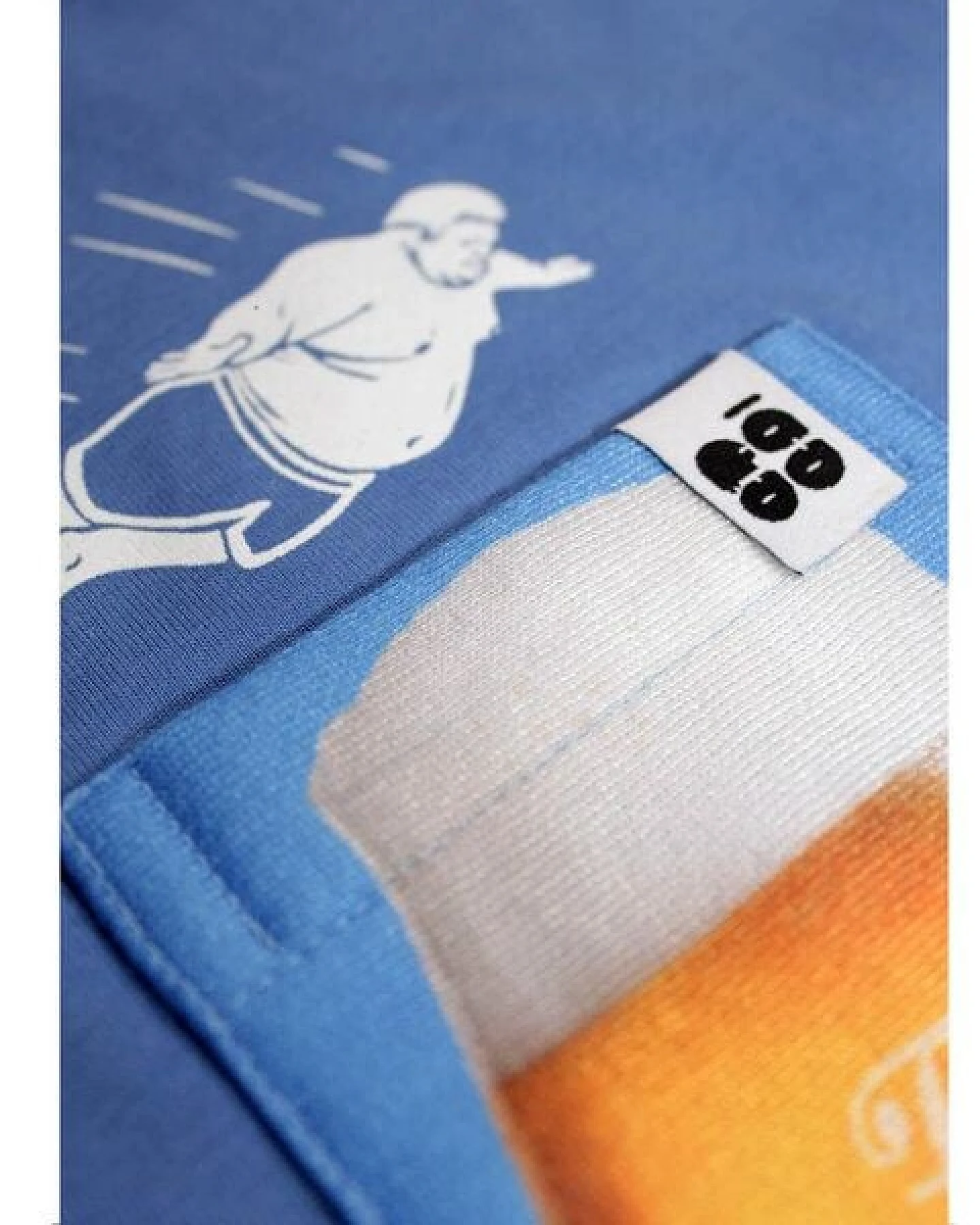 FÄDD Herren T-Shirt Rundhals aus Bio-Baumwolle "Bier BT" Blau – Ansicht 4