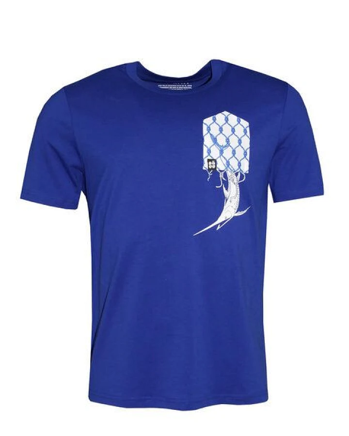 FÄDD Herren T-Shirt Rundhals aus Bio-Baumwolle "Freiheit BT" Blau