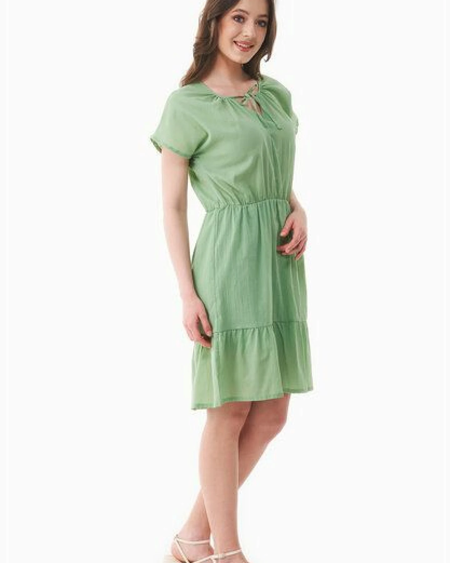 ORGANICATION Kleid aus Bio-Baumwoll-Voile – Ansicht 2