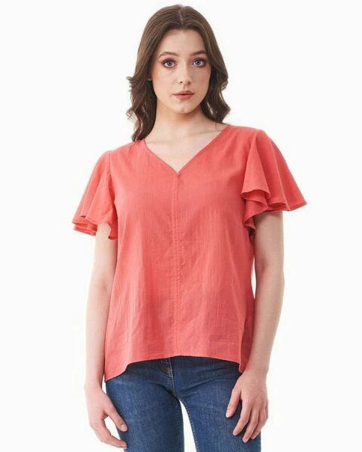 ORGANICATION Bluse aus Bio-Baumwoll-Voile