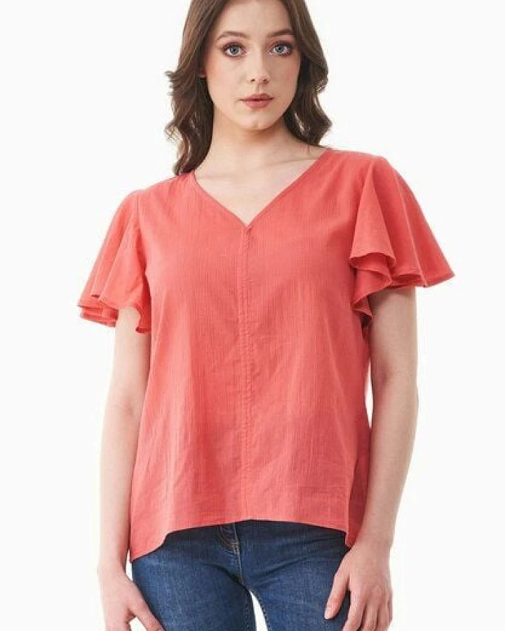 ORGANICATION Bluse aus Bio-Baumwoll-Voile