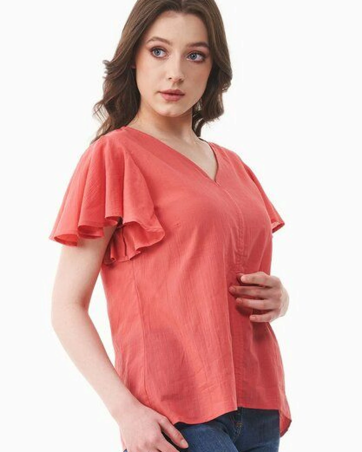 ORGANICATION Bluse aus Bio-Baumwoll-Voile – Ansicht 3