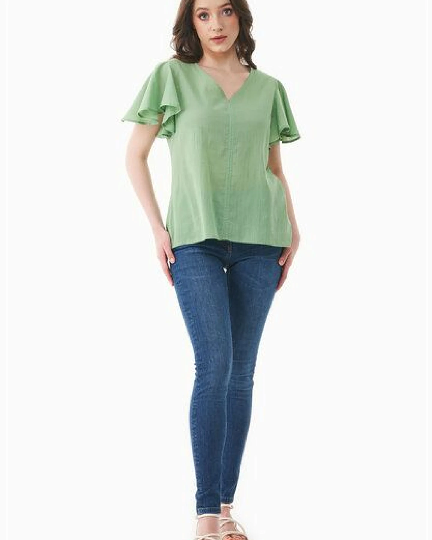 ORGANICATION Bluse aus Bio-Baumwoll-Voile – Ansicht 2