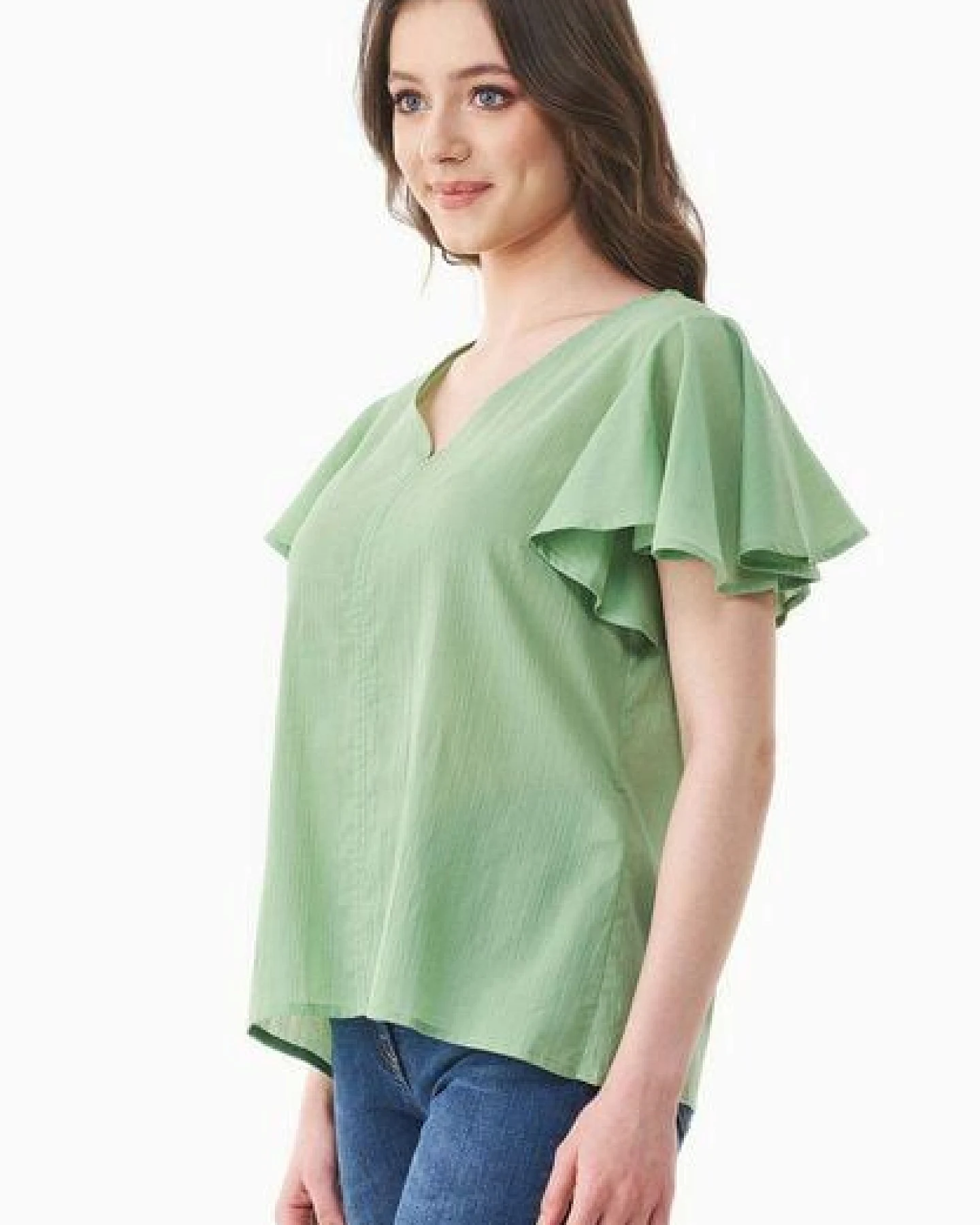 ORGANICATION Bluse aus Bio-Baumwoll-Voile – Ansicht 4