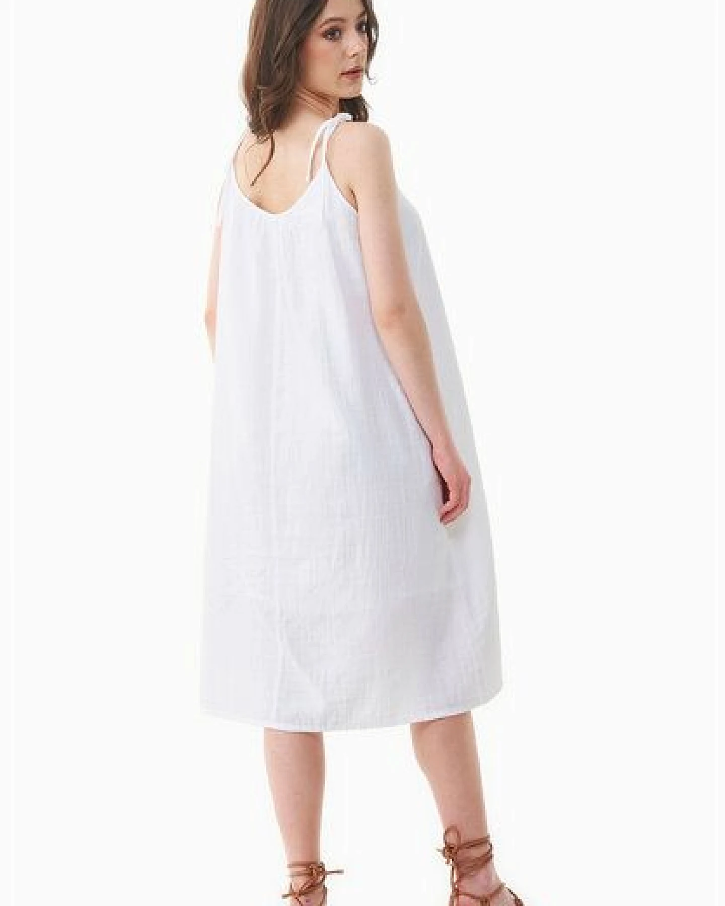 ORGANICATION Musselin Kleid aus Bio-Baumwolle – Ansicht 4