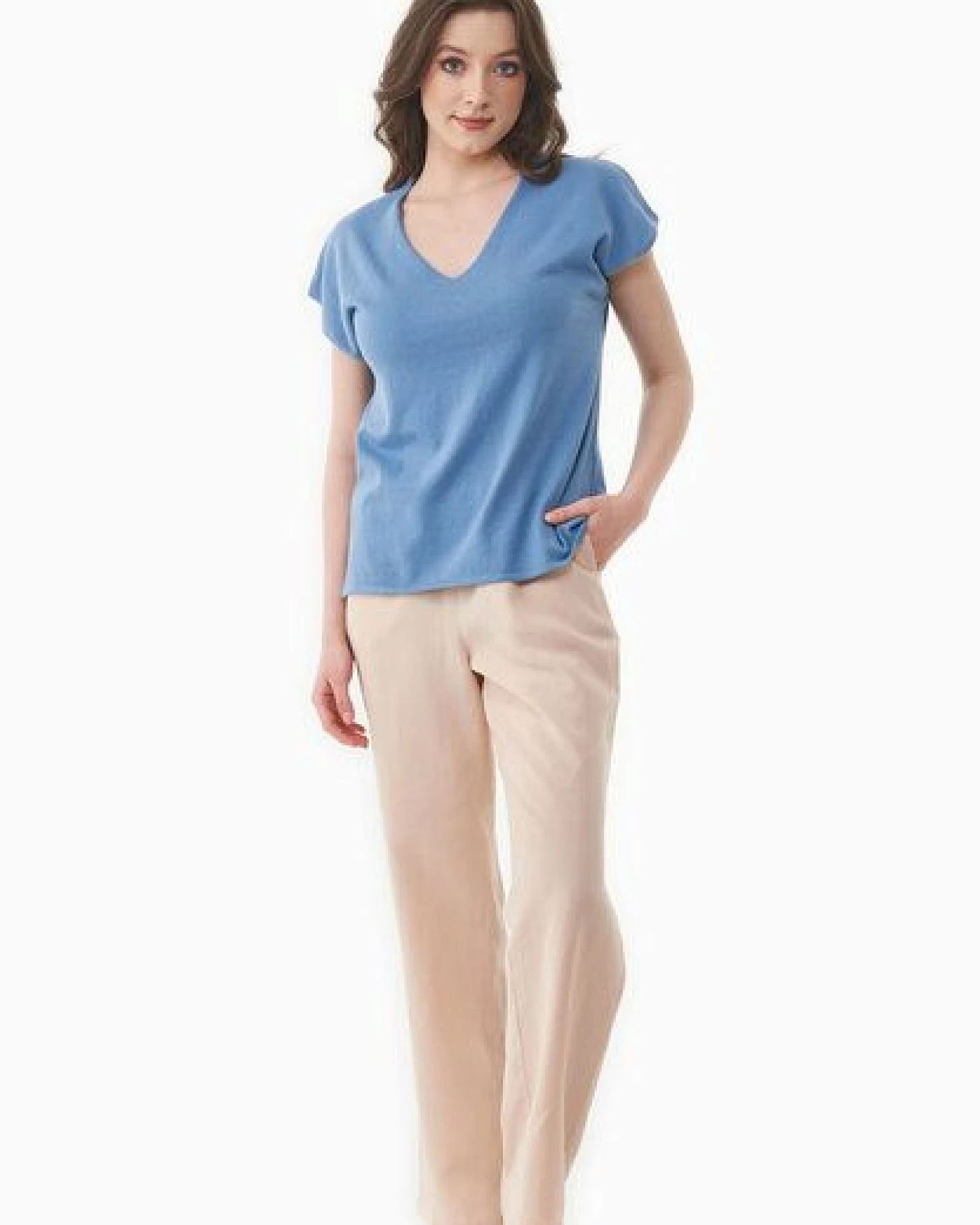 ORGANICATION Strickshirt aus Bio-Baumwolle – Ansicht 2