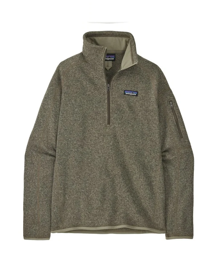 Patagonia - Women's Better Sweater 1/4 Zip - Fleecepullover Gr XXL oliv/grau