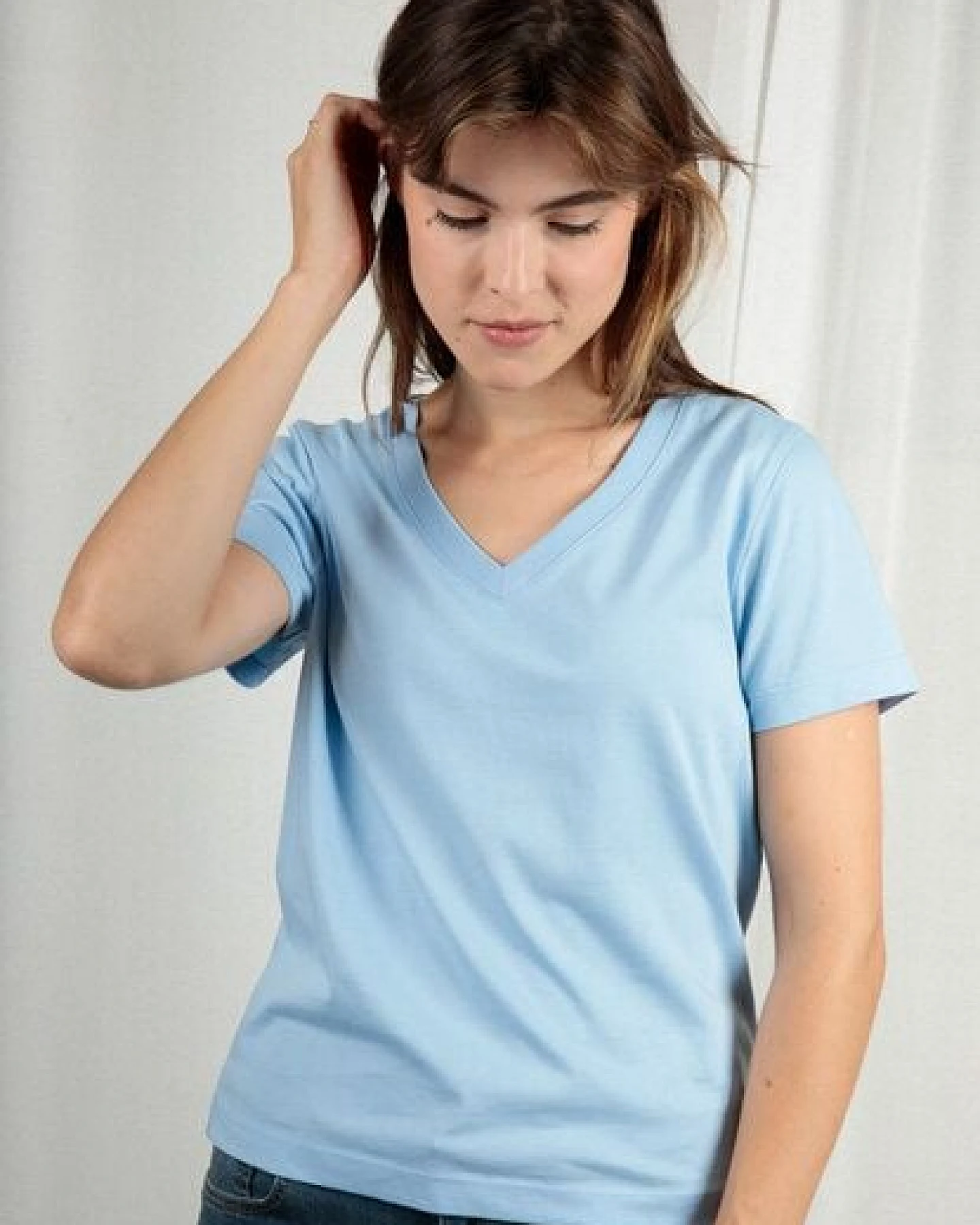 TORLAND Damen T-Shirt mit V- Ausschnitt ISLA – Ansicht 4