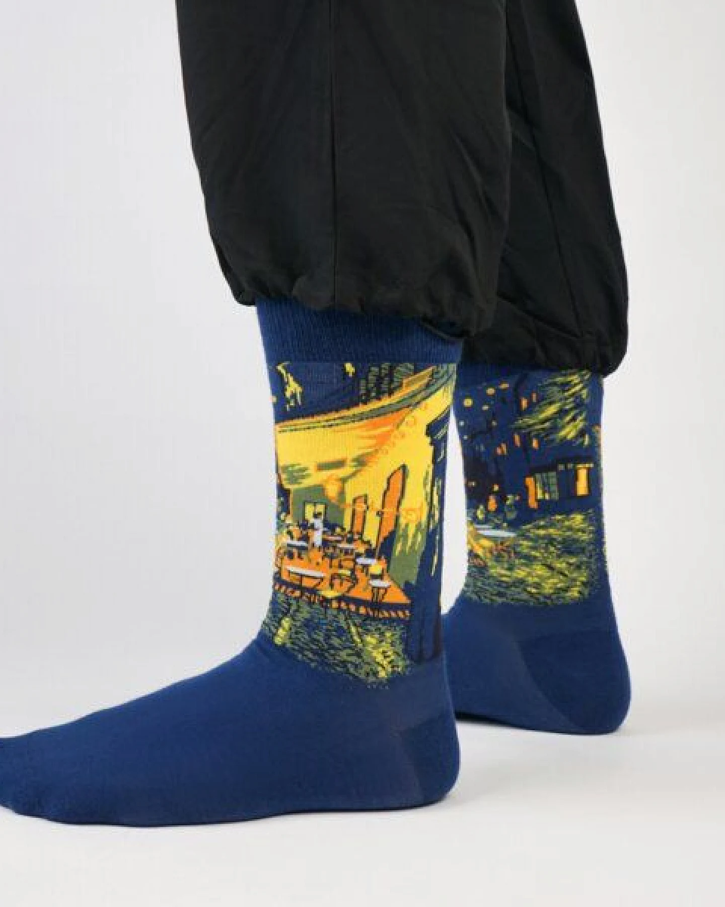 KUNSTSOKKEN Kunst Socken - Nahtlose Bunte Socken aus Bio-Baumwolle Mix - weihnachtsgeschenke für Künstler - Lustige Socken Geschenk – Ansicht 4