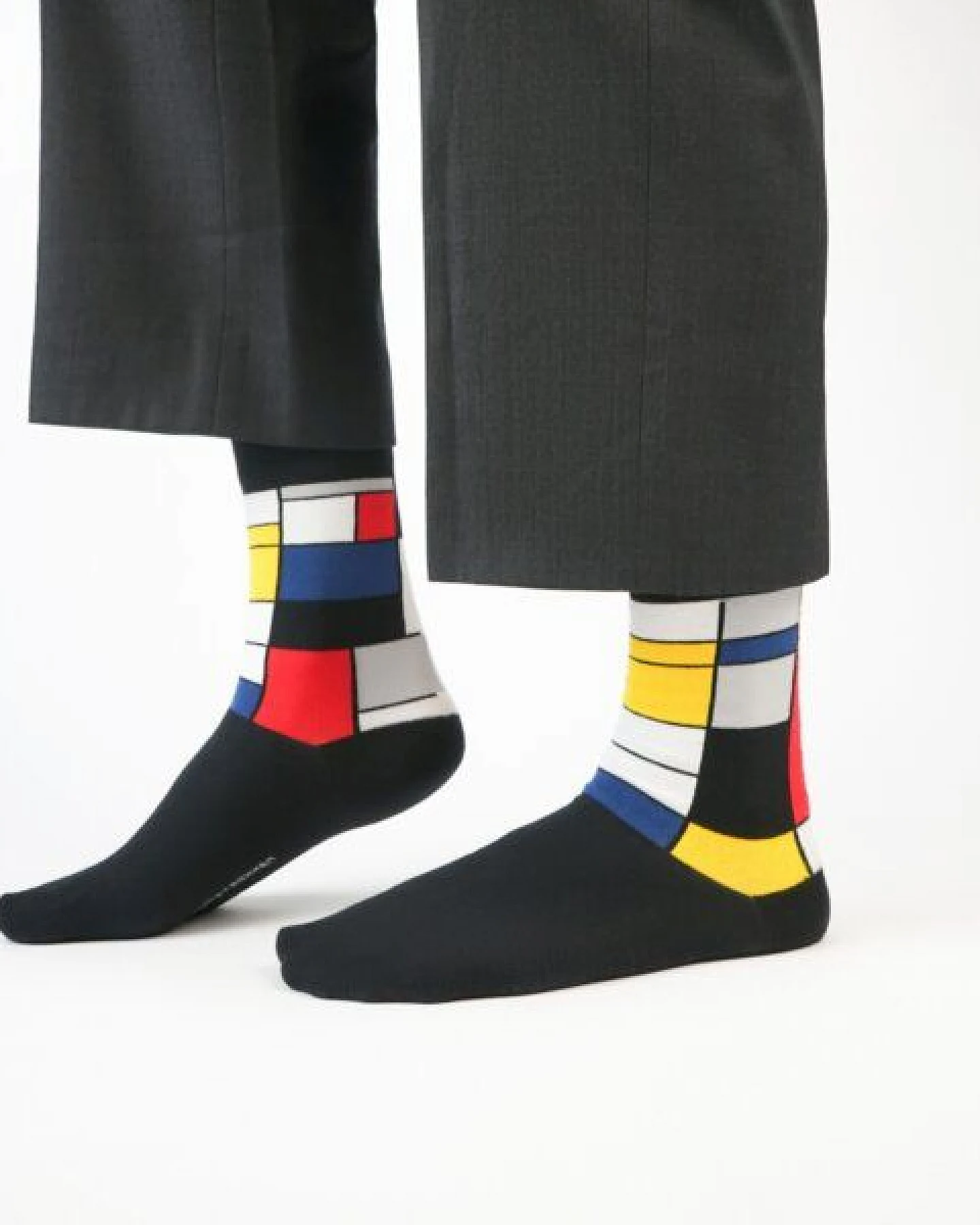 KUNSTSOKKEN Kunst Socken - Nahtlose Bunte Socken aus Bio-Baumwolle Mix - weihnachtsgeschenke für Künstler - Lustige Socken Geschenk – Ansicht 4