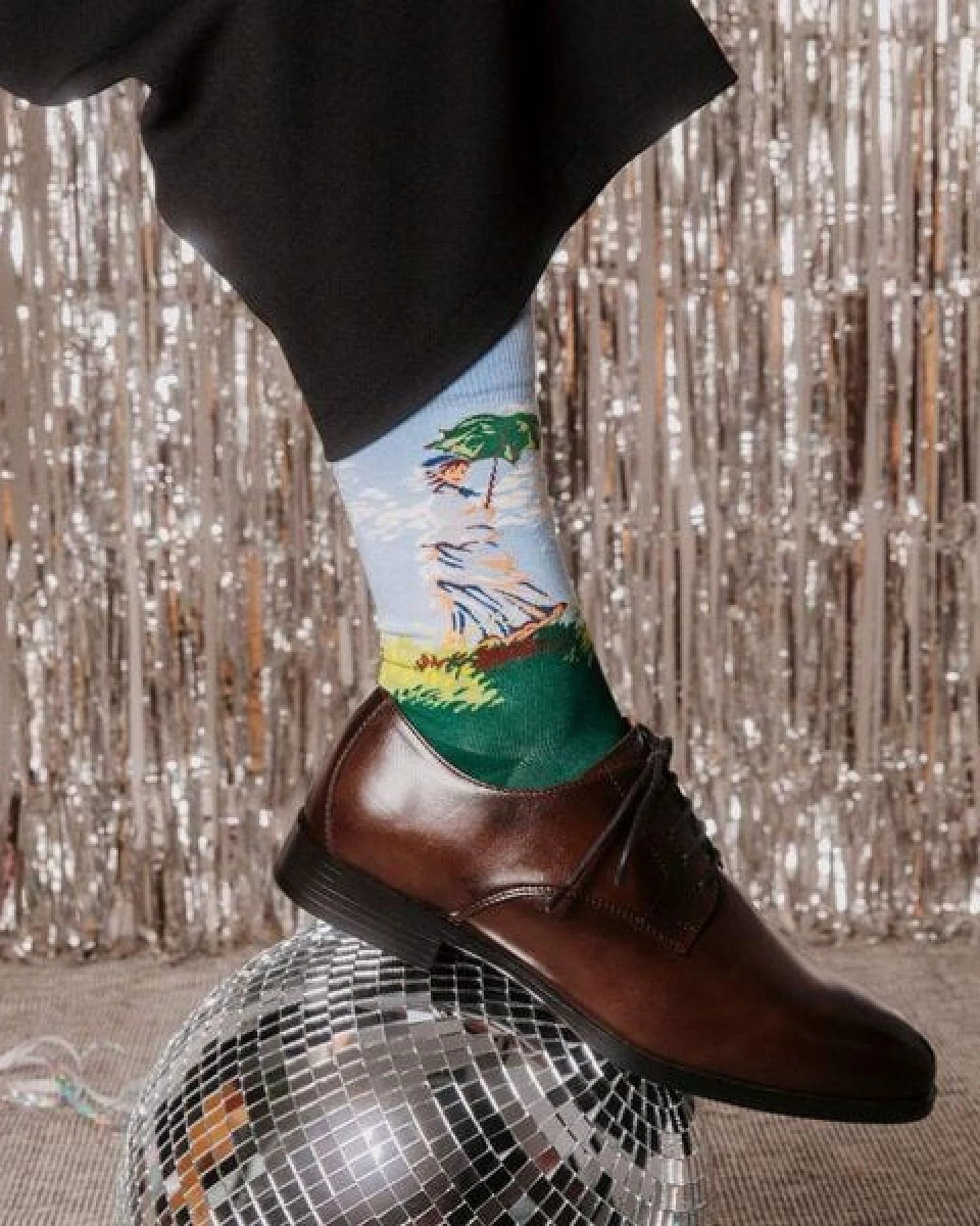 KUNSTSOKKEN Kunst Socken - Nahtlose Bunte Socken aus Bio-Baumwolle Mix - weihnachtsgeschenke für Künstler - Lustige Socken Geschenk – Ansicht 4