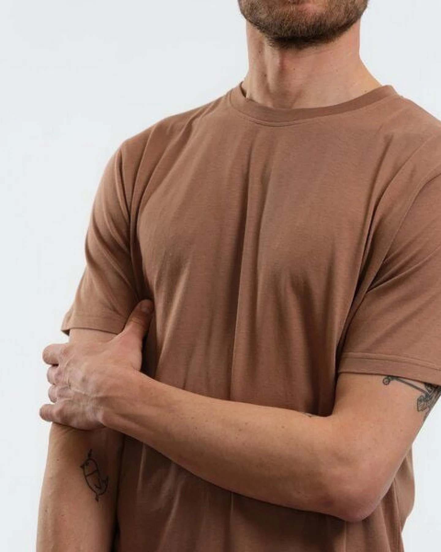 GARY MASH Herren Basic T-Shirt aus TENCEL Modal Mix – Ansicht 3