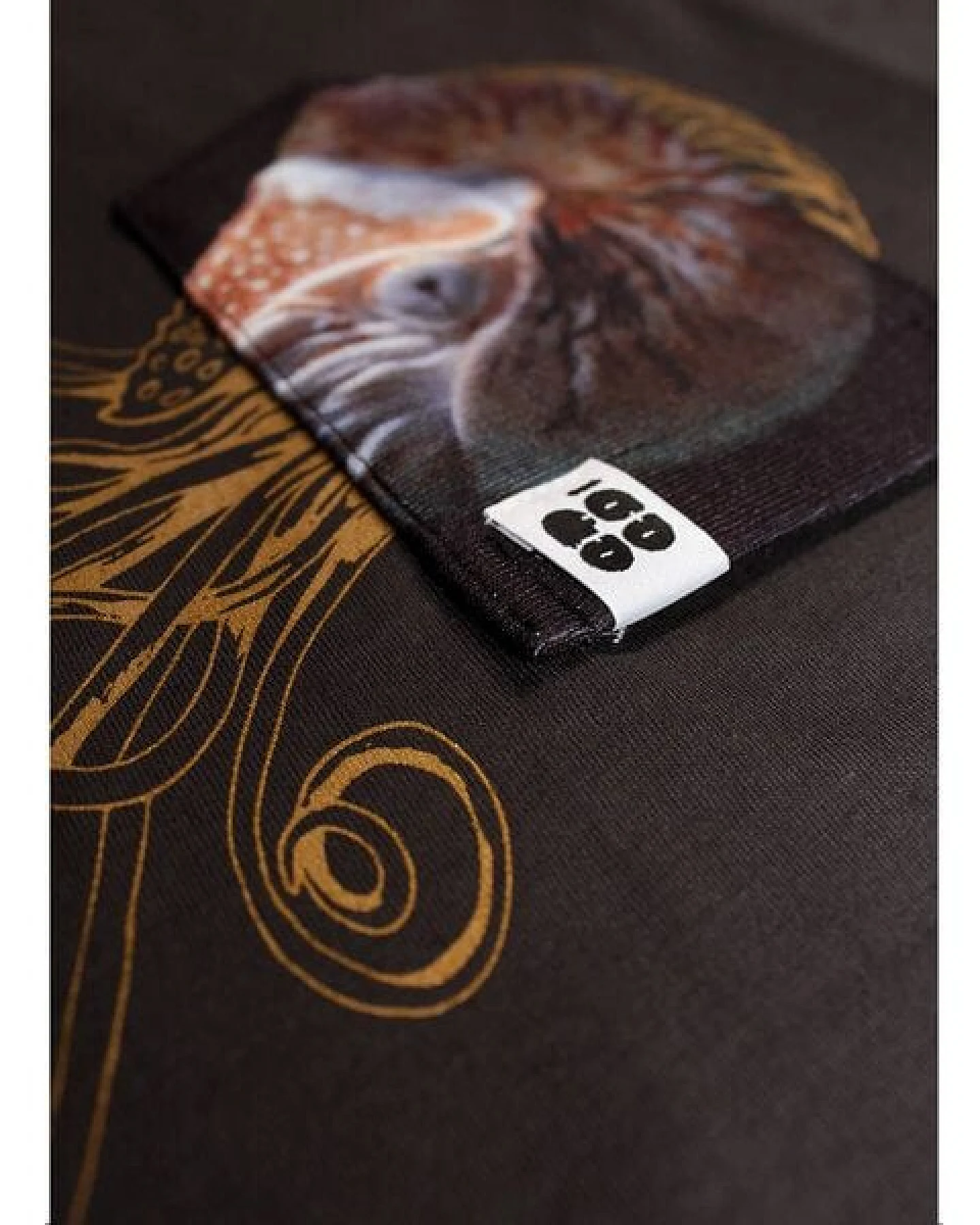 FÄDD Damen T-Shirt Rundhals aus Bio-Baumwolle "Nautilust BT" Schwarz – Ansicht 4